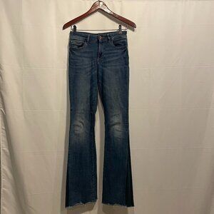DL 1961 Women's Bridget Bootcut Slight Flare Instasculpt Medium Wash Jeans 25